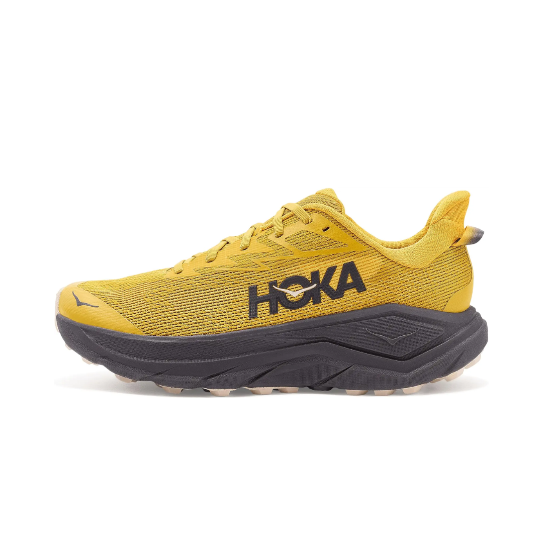 hoka challenger 8 Mustard Seed Black