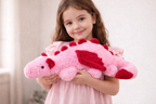 Heart Dragon pink Plush 50 cm