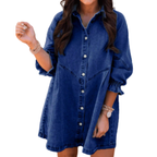 MICHELLE™ – Sophisticated Puff Sleeve Mini Dress