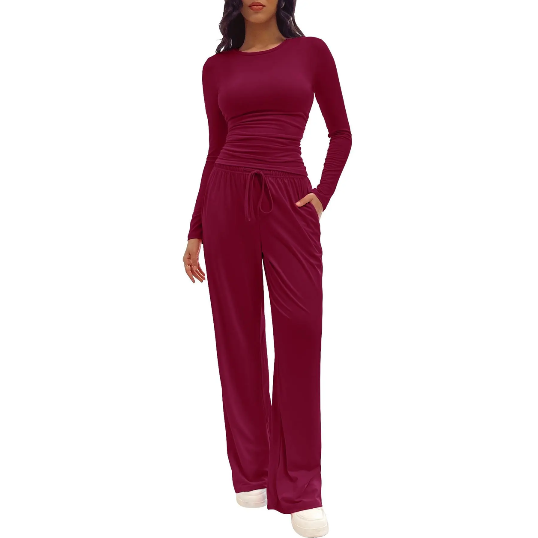 CLAIRE™ – Relaxed High-Waist Lounge Set