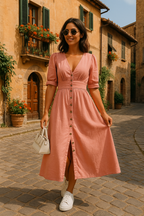 JULIET™ – Shiny Denim Dress