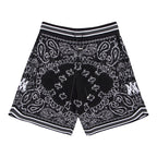 AMRI Bandana Print B-Ball Drawstring Shorts