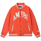 AMRI Logo-Appliquéd Padded Shell Bomber Jacket