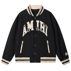 AMRI Logo-Appliquéd Padded Shell Bomber Jacket