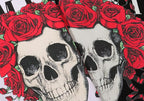 AMRI rose skull print T-Shirts