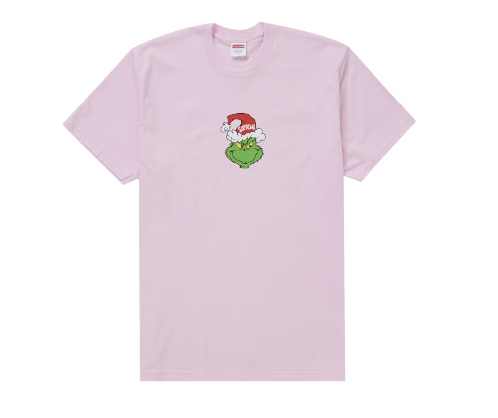Supreme Grinch Tee - Light Pink (FW24)