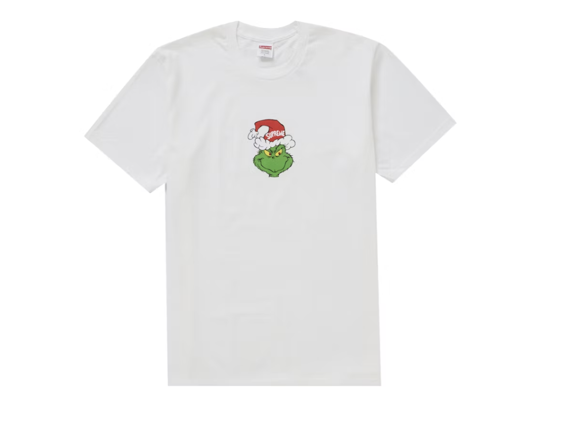 Supreme Grinch Tee - White (FW24)
