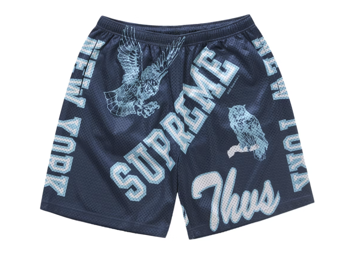 Supreme Varsity Mesh Short - Navy (SS25)