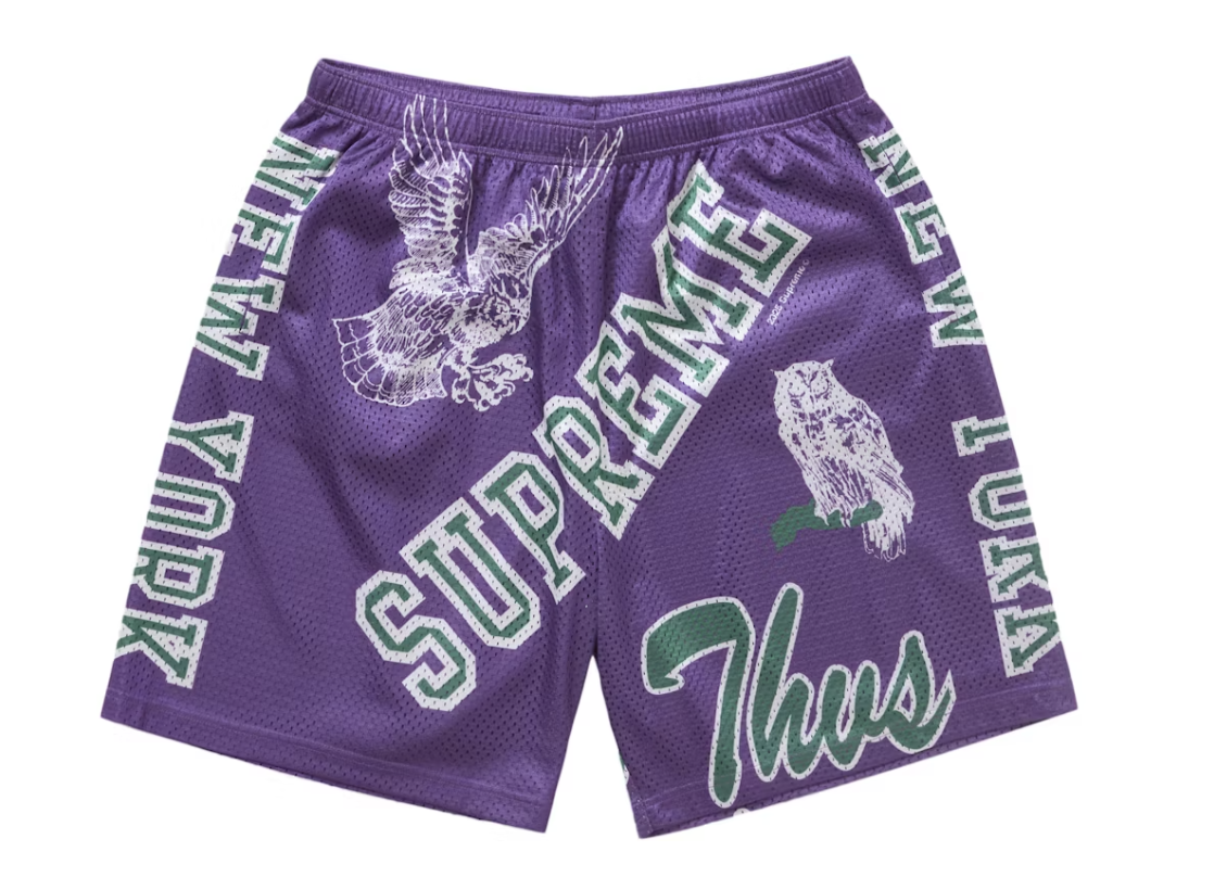 Supreme Varsity Mesh Short - Purple (SS25)