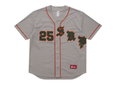 Supreme Old English Baseball Jersey - Grey (SS25)