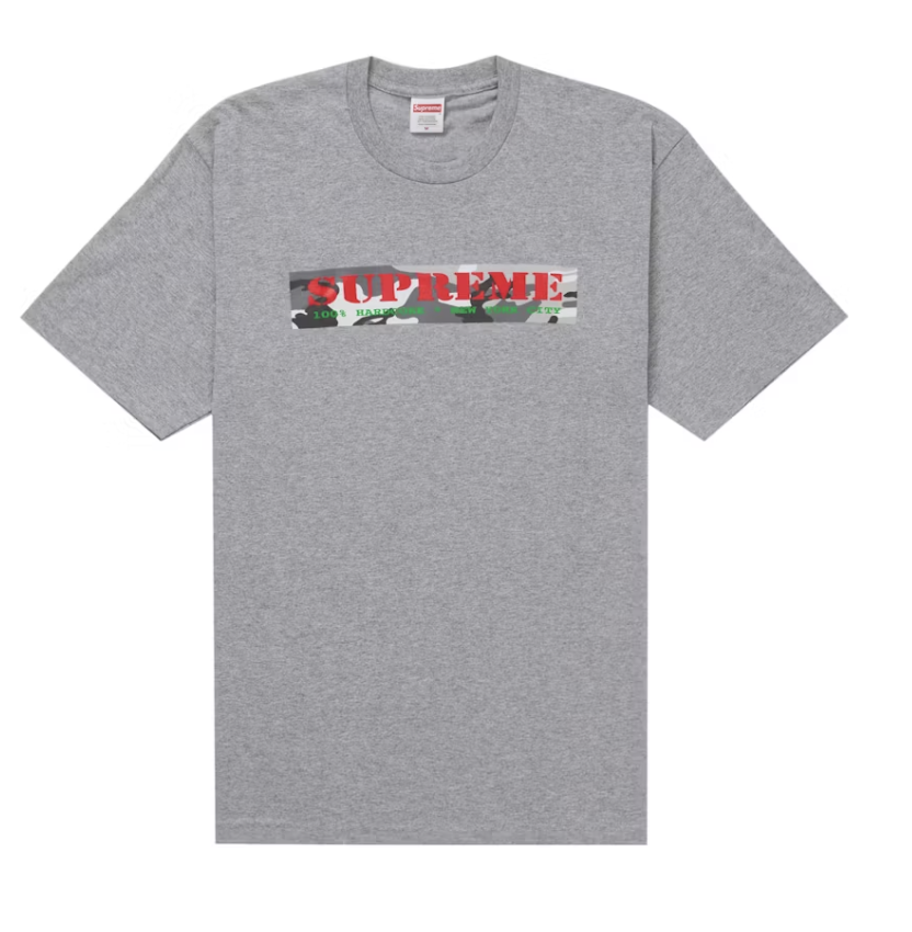 Supreme Hardcore Tee - Heather Grey (SS25)