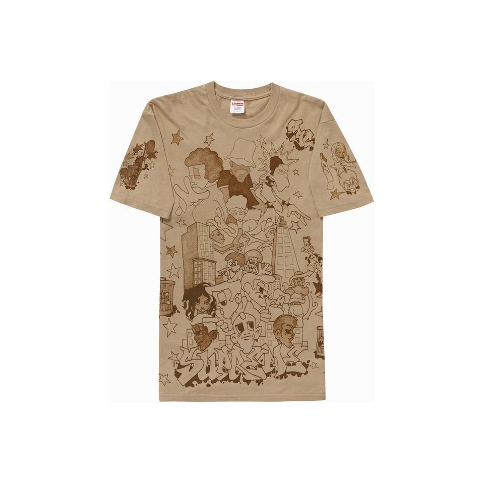 Supreme Downtown Tee - Khaki (FW23)