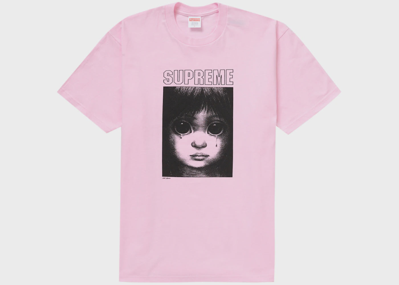 Supreme Margaret Keane Teardrop Tee - Light Pink (SS24)