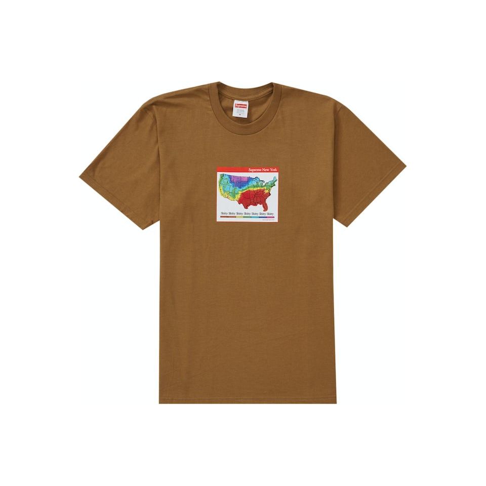 Supreme Weather Tee - Brown (FW23)