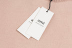 AMI Paris Classic Jacquard Heart Crewneck Sweater – 2025SS