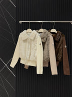 Moncler Faux Fur Convertible Jacket