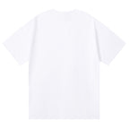 Purple Brand Logo Pattern Print T-Shirt