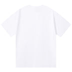 Purple Brand Logo Pattern Print T-Shirt