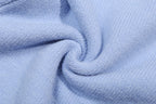 AMRI Cotton V-Neck Bones Cardigan Sweater Blue