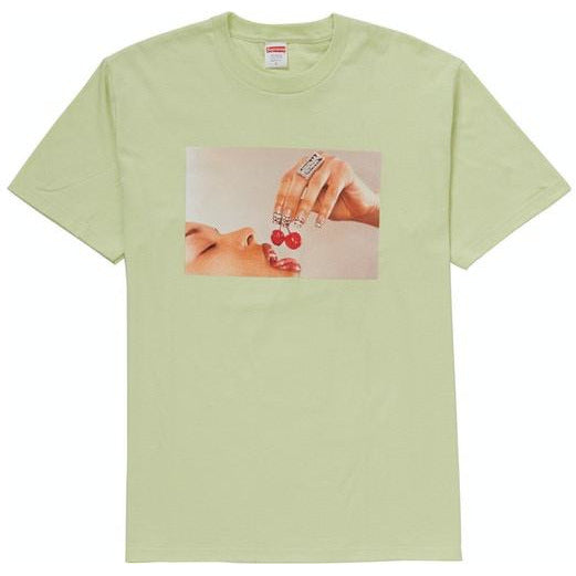 Supreme Cherries Tee - Pale Mint