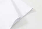 Purple Brand Logo Letter Print T-Shirt
