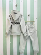 Fear of God ESSENTIALS Fleece Tracksuit Set – Kids Collection – 2025SS