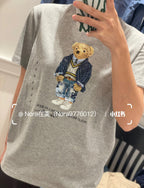 Ralph Lauren Classic Bear Print Crewneck T-Shirt