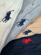 Ralph Lauren Polo V-Neck Cable Knit Cardigan