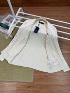 Ralph Lauren Polo V-Neck Cable Knit Cardigan
