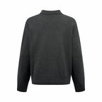 Ami Paris Heart Jacquard Merino Cardigan