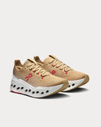 On 鈥�Cloudsurfer Max 鈥榊ear of the Horse鈥�Chai / Ivory Running Shoes