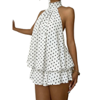 CATHY™ – Stylish Tie Back Summer Mini Dress